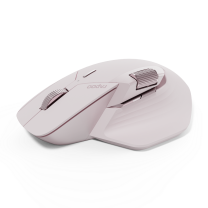 Rapoo MT760L Multimode Wireless Ergonomic Mouse - Rose Pink