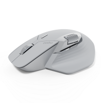 Rapoo MT760L Multimode Wireless Ergonomic Mouse - Grey White